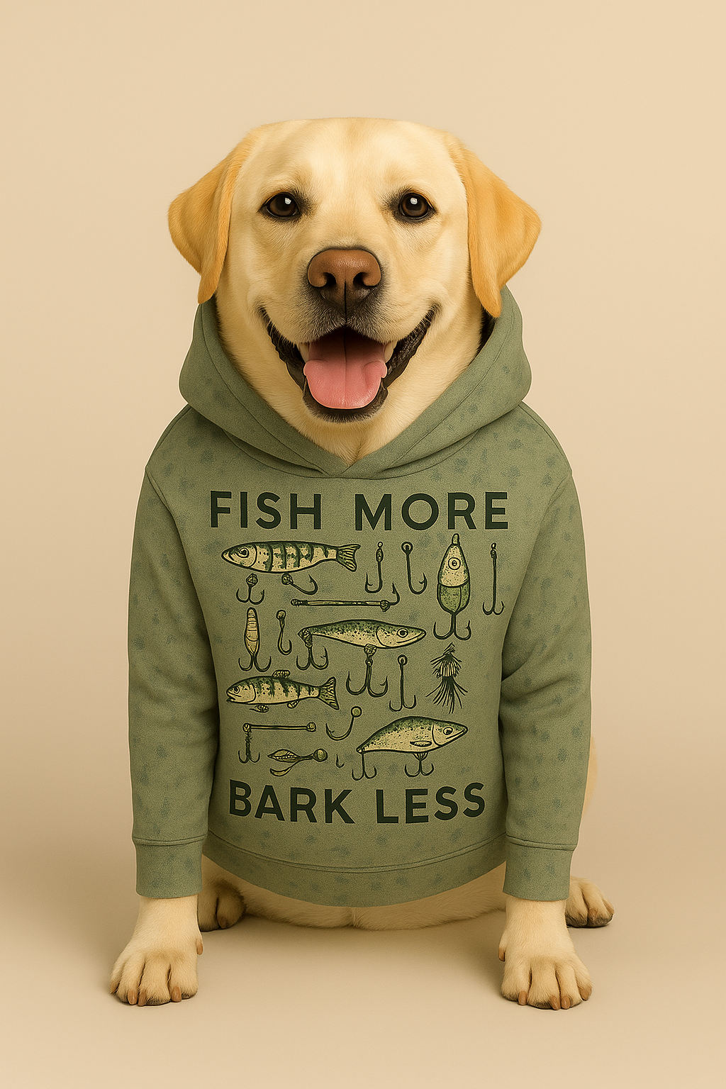 Fish More – Bark Less Dog Outfit