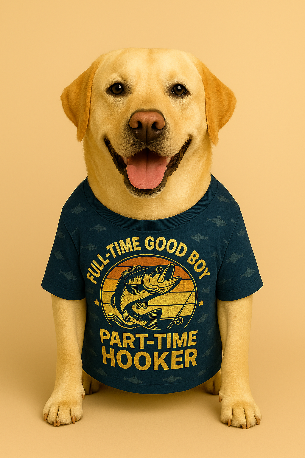 Fishing Humor Outfit – Full-Time Good Boy