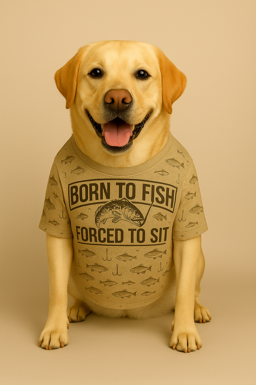 Born to Fish – Forced to Sit Dog Outfit
