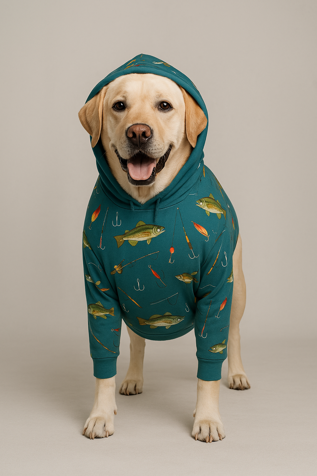 The Fishing Buddy Dog Outfit
