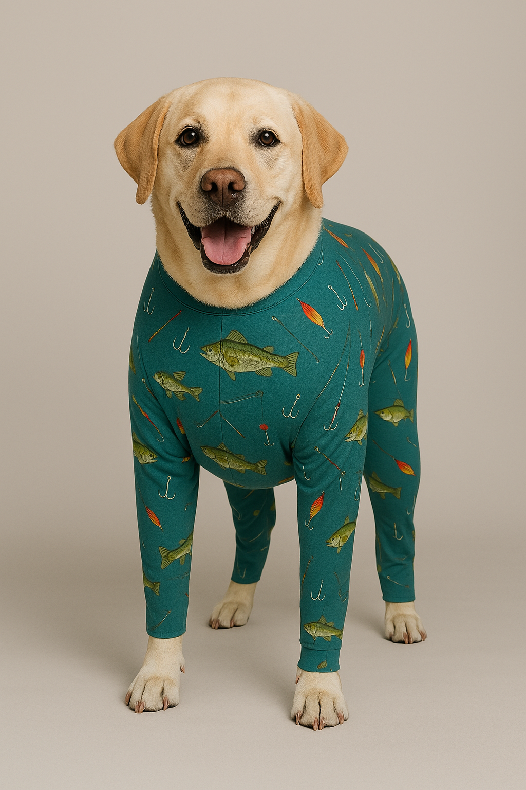 The Fishing Buddy Dog Outfit