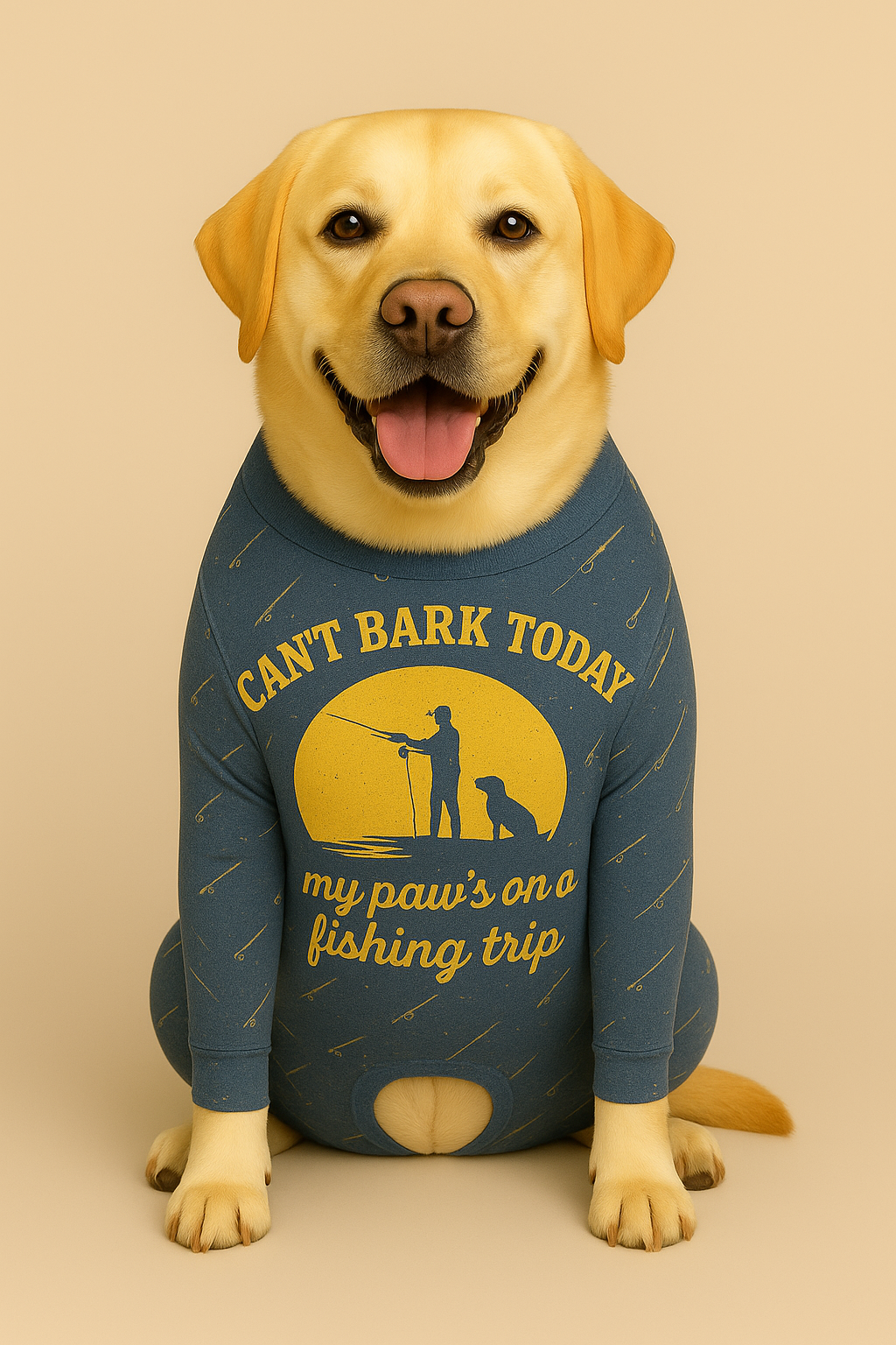 Can’t Bark Today Outfit – Fishing Trip Edition