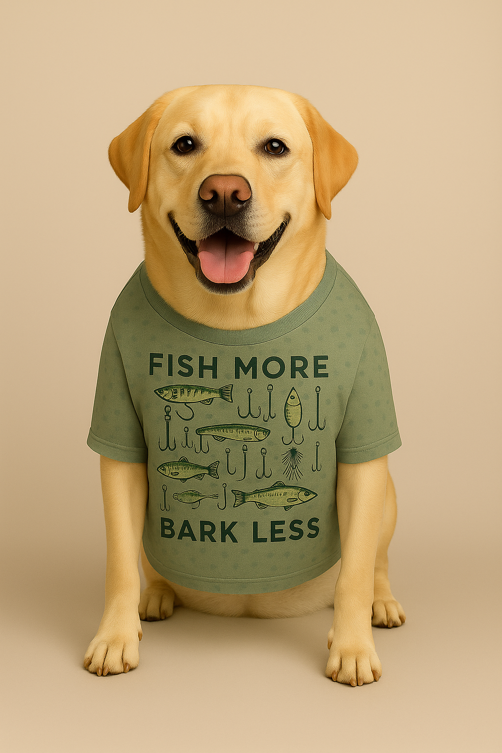 Fish More – Bark Less Dog Outfit