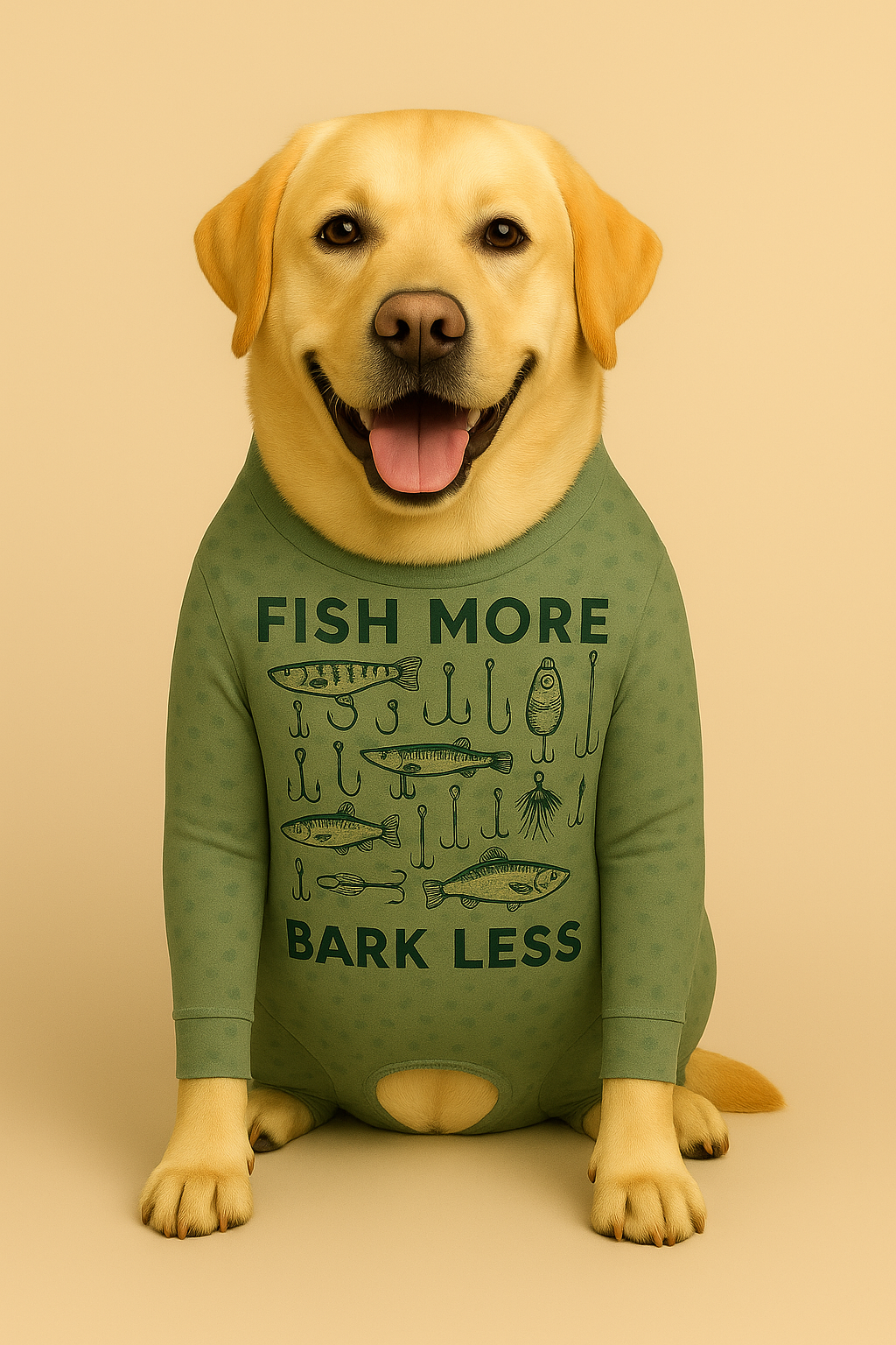 Fish More – Bark Less Dog Outfit